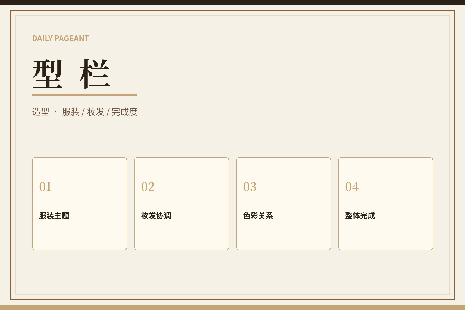 造型表达栏目图